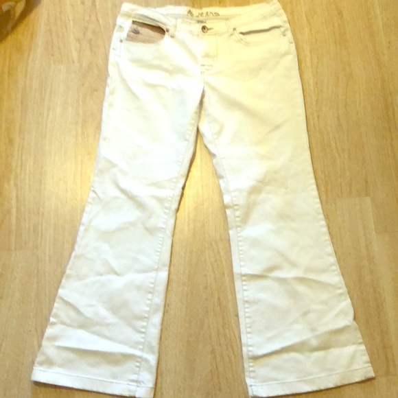 Jeans White Extreme Flare Jeans Plus Size 17 Poshmark